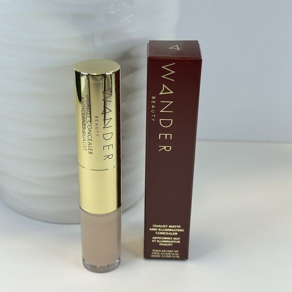 NIB Wander Beauty Dualist Matte & Illuminating Concealer - LIGHT - Picture 4 of 7